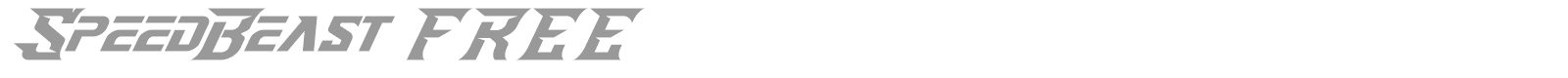 Speed Beast font preview